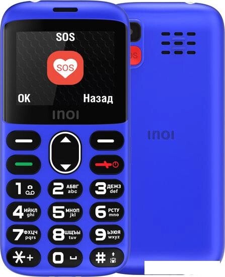 Мобильный телефон Inoi 118B (синий) от компании Интернет-магазин marchenko - фото 1