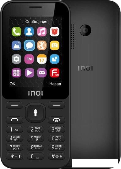 Мобильный телефон Inoi 241 (черный) от компании Интернет-магазин marchenko - фото 1