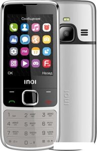 Мобильный телефон Inoi 243 (серебристый)