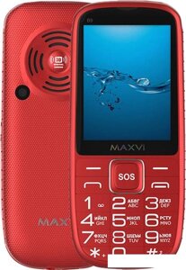 Мобильный телефон Maxvi B9 (красный)