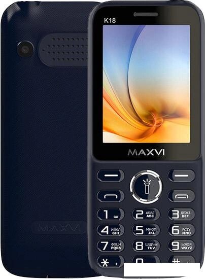 Мобильный телефон Maxvi K18 (синий) от компании Интернет-магазин marchenko - фото 1