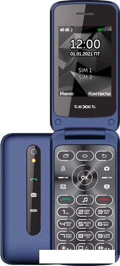 Мобильный телефон TeXet TM-408 (синий) от компании Интернет-магазин marchenko - фото 1