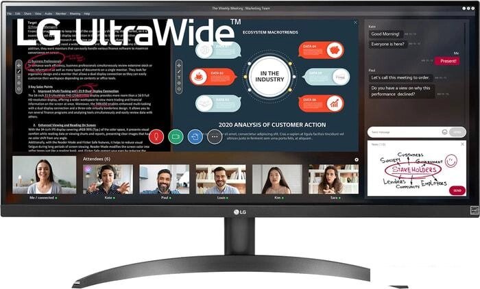 Монитор LG UltraWide 29WP500-B от компании Интернет-магазин marchenko - фото 1