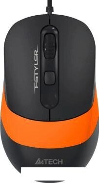 Мышь A4Tech Fstyler FM10 (черный/оранжевый) от компании Интернет-магазин marchenko - фото 1