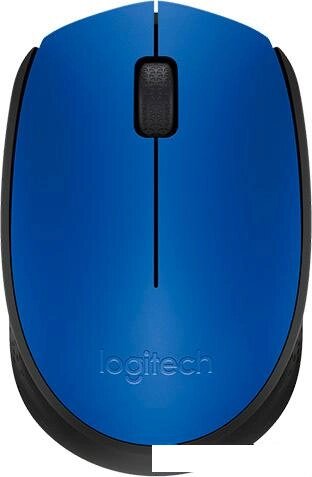 Мышь Logitech M171 Wireless Mouse синий/черный [910-004640] от компании Интернет-магазин marchenko - фото 1