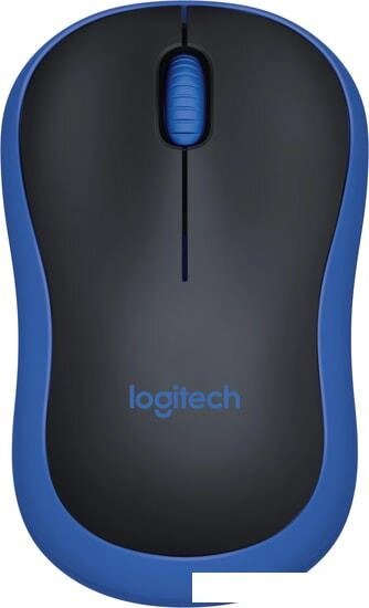Мышь Logitech M185 (черный/синий) от компании Интернет-магазин marchenko - фото 1