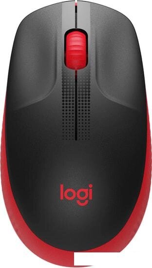 Мышь Logitech M190 (черный/красный) от компании Интернет-магазин marchenko - фото 1