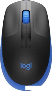 Мышь Logitech M190 (черный/синий)