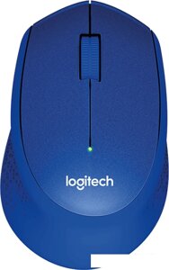 Мышь Logitech M330 Silent Plus (синий)910-004910]