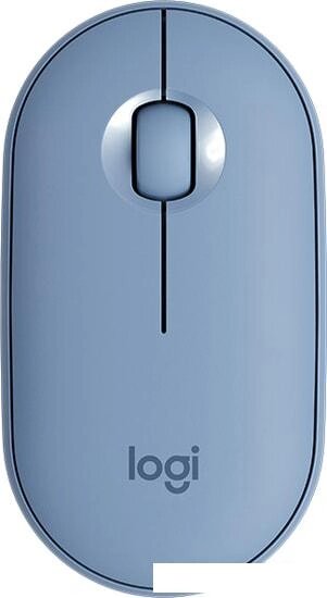 Мышь Logitech M350 Pebble (голубой) от компании Интернет-магазин marchenko - фото 1