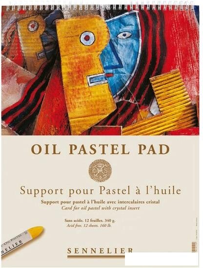 Набор бумаги для рисования Sennelier Oil Pastel Pad N136761 (12л) от компании Интернет-магазин marchenko - фото 1