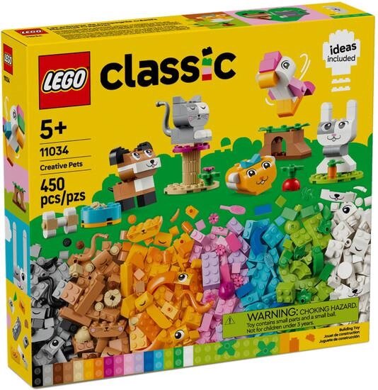 Набор деталей LEGO Classic 11034 Креативные домашние животные от компании Интернет-магазин marchenko - фото 1