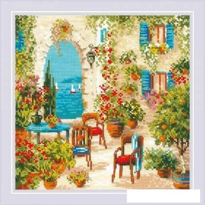 Набор для вышивания Риолис Южный дворик № 1863 от компании Интернет-магазин marchenko - фото 1