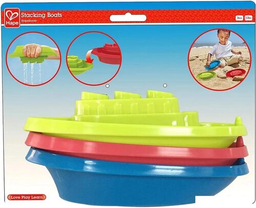 Набор игрушек для ванной Hape Лодки E4091-HP