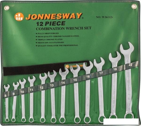 Набор ключей Jonnesway W26112S (12 предметов) от компании Интернет-магазин marchenko - фото 1