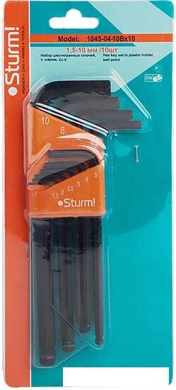 Набор ключей Sturm 1045-04-10Bx10 10 предметов от компании Интернет-магазин marchenko - фото 1