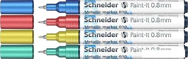 Набор маркеров Schneider Paint-It 010 ML01011502 (4 цвета) от компании Интернет-магазин marchenko - фото 1