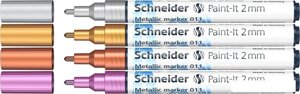 Набор маркеров Schneider Paint-It 011 ML01111501 (4 цвета)