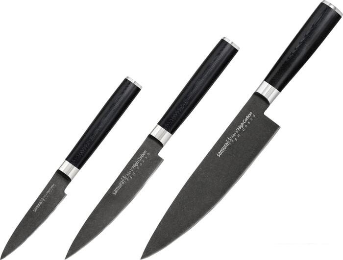 Набор ножей Samura Mo-V Stonewash SM-0220B от компании Интернет-магазин marchenko - фото 1