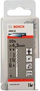 Набор оснастки Bosch 2608585487 (10 предметов)