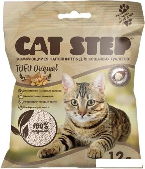 Наполнитель Cat Step Tofu Original 12 л от компании Интернет-магазин marchenko - фото 1