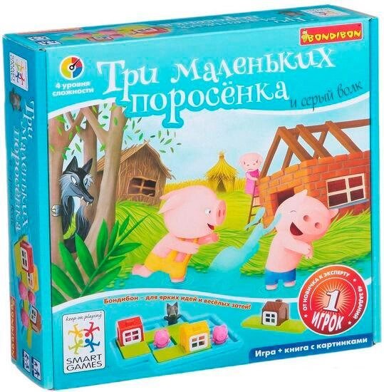 Настольная игра Bondibon Три маленьких поросенка [ВВ1355] от компании Интернет-магазин marchenko - фото 1