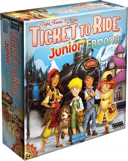 Настольная игра Мир Хобби Ticket to Ride Junior. Европа от компании Интернет-магазин marchenko - фото 1