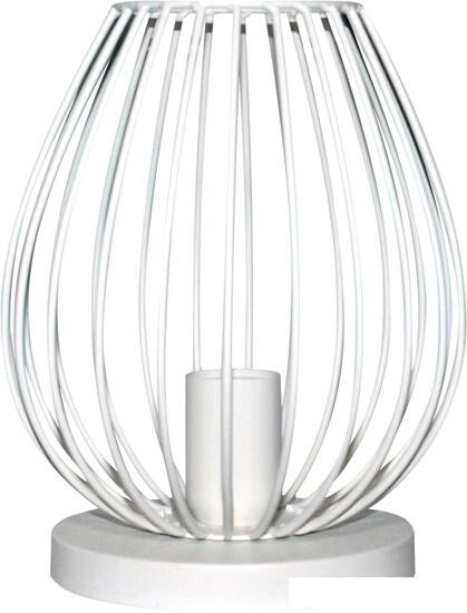 Настольная лампа Элетех Шалот ННБ 63-60-008 (белый муар/шнур белый) от компании Интернет-магазин marchenko - фото 1