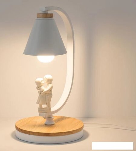 Настольная лампа Home Light Астерия E014-3-W (белый)