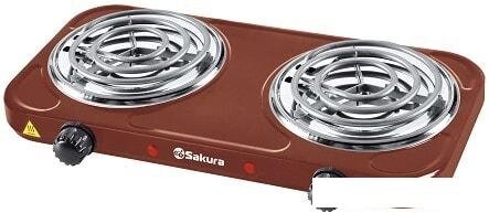Настольная плита Sakura ПЭ-03 (коричневый) от компании Интернет-магазин marchenko - фото 1