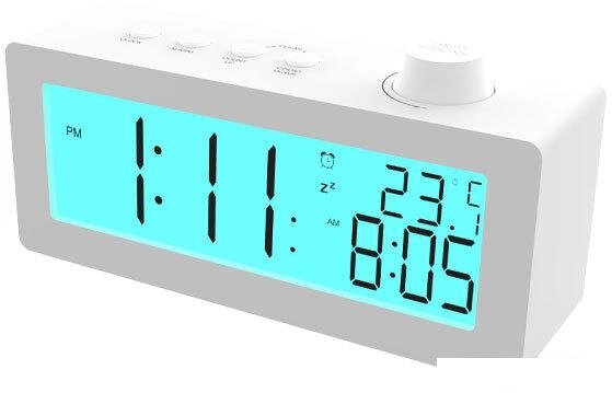 Настольные часы Ritmix CAT-111 (белый) от компании Интернет-магазин marchenko - фото 1
