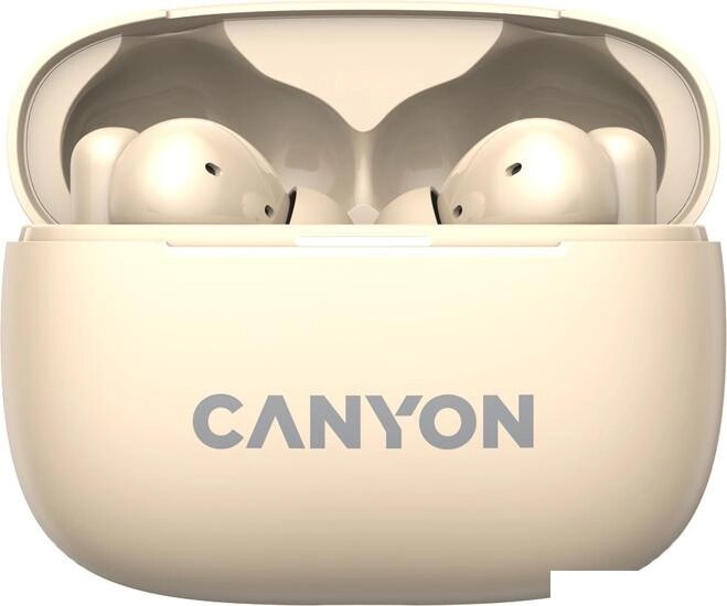 Наушники Canyon OnGo 10 ANC TWS-10 (бежевый) от компании Интернет-магазин marchenko - фото 1