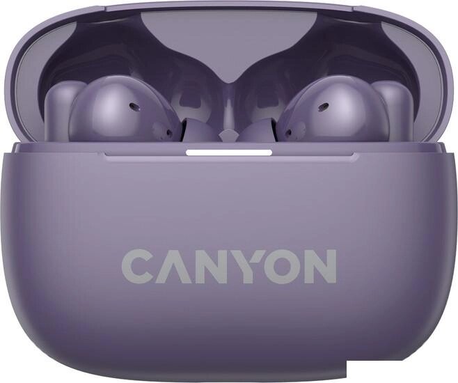 Наушники Canyon OnGo 10 ANC TWS-10 (фиолетовый) от компании Интернет-магазин marchenko - фото 1