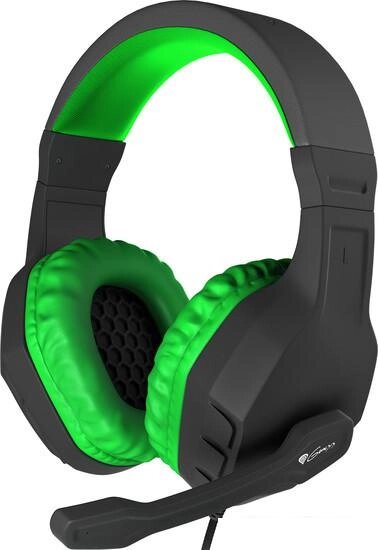 Наушники с микрофоном Genesis Argon 200 (зеленый) от компании Интернет-магазин marchenko - фото 1