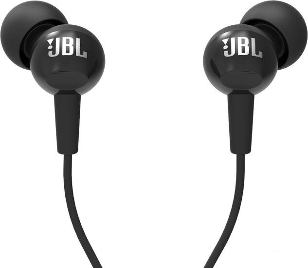 Наушники с микрофоном JBL C100SIU [JBLC100SIUBLK] от компании Интернет-магазин marchenko - фото 1