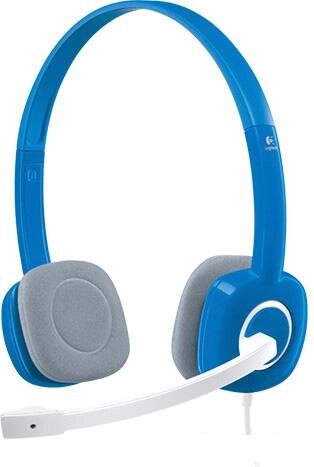 Наушники с микрофоном Logitech H150 (синий) [981-000368] от компании Интернет-магазин marchenko - фото 1