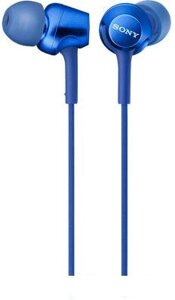 Наушники с микрофоном Sony MDR-EX255AP (синий)