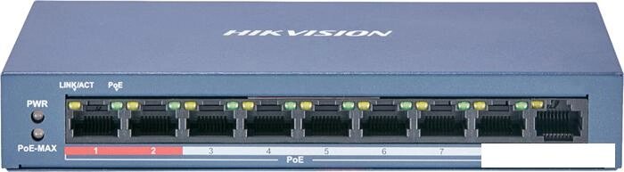 Неуправляемый коммутатор Hikvision DS-3E0109P-E/M (B) от компании Интернет-магазин marchenko - фото 1