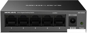 Неуправляемый коммутатор Mercusys MS105GS