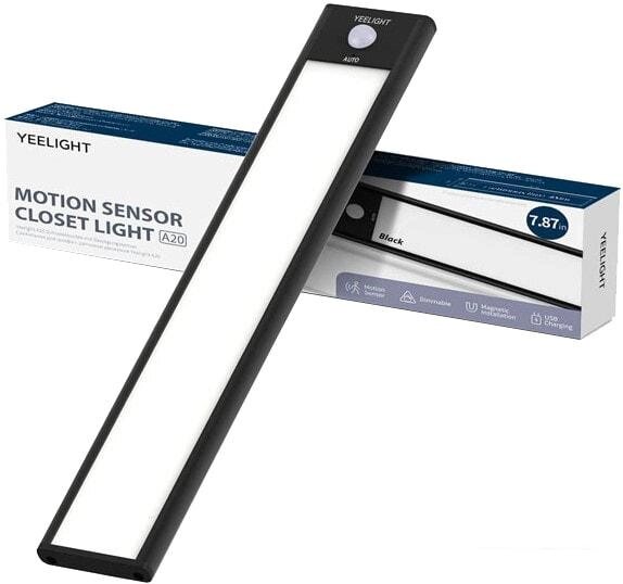 Ночник Yeelight Motion Sensor Closet Light A20 YLCG002 (черный) от компании Интернет-магазин marchenko - фото 1