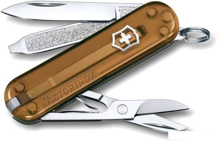 Нож-брелок Victorinox Classic Chocolate Fugde 0.6223. T55G (коричневый) от компании Интернет-магазин marchenko - фото 1