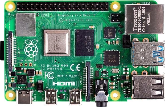 Одноплатный компьютер Raspberry Pi 4 Model B 2GB от компании Интернет-магазин marchenko - фото 1