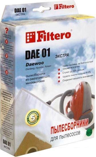 Одноразовый мешок Filtero DAE 01 Экстра от компании Интернет-магазин marchenko - фото 1