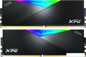 Оперативная память A-data XPG lancer RGB 2x16гб DDR5 5200 мгц AX5u5200C3816G-dclabk