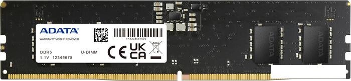 Оперативная память ADATA 8ГБ DDR5 4800 МГц AD5U48008G-B от компании Интернет-магазин marchenko - фото 1