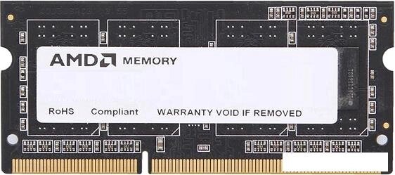 Оперативная память AMD 8GB DDR3 SO-DIMM PC3-12800 R538G1601S2SL-U от компании Интернет-магазин marchenko - фото 1