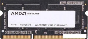 Оперативная память AMD 8GB DDR3 SO-DIMM PC3-12800 (R538G1601S2sl-UO)