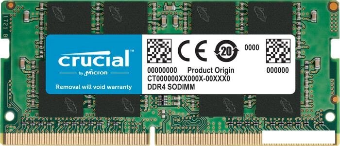 Оперативная память Crucial 16GB DDR4 SODIMM PC4-25600 CT16G4SFRA32A от компании Интернет-магазин marchenko - фото 1