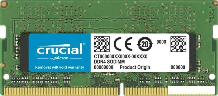 Оперативная память Crucial 32GB DDR4 SODIMM PC4-25600 CT32G4SFD832A от компании Интернет-магазин marchenko - фото 1