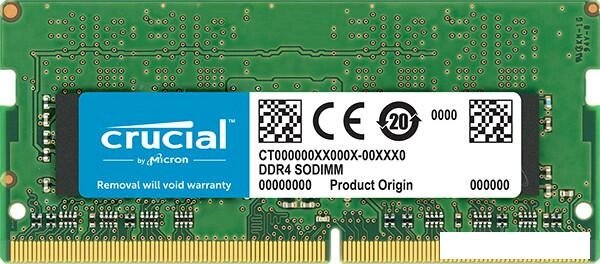 Оперативная память Crucial 8GB DDR4 SODIMM PC4-21300 CT8G4SFS8266 от компании Интернет-магазин marchenko - фото 1